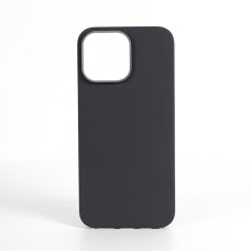 VANTA Case Carbon Ring Plain 600D Magsafe for  iPhone 16, Plain Black
