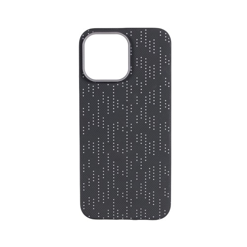 VANTA Case Carbon Silkscreen Fleck Magsafe for iPhone 16 Pro, Galaxy White