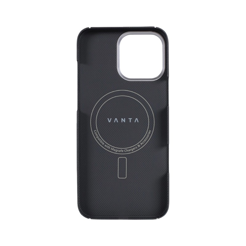 VANTA Case Carbon Silkscreen Fleck Magsafe for iPhone 16 Plus, Galaxy White