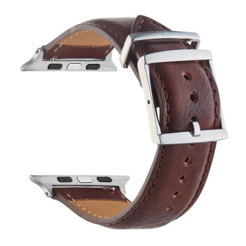 VPG Leader Series Real Leather iWatch Strap 42/44/45mm Brown