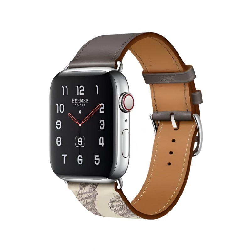 VPG Rhea Series Real Leather iWatch Strap 38/40/41mm Grey