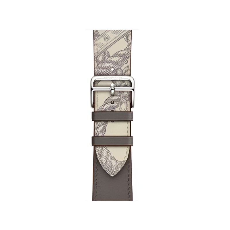VPG Rhea Series Real Leather iWatch Strap 38/40/41mm Grey