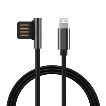 WK Design Cable USB to Lightning Throne 2.1A 1m, Black