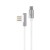WK Design Cable USB to Micro USB Throne 2.1A 1M, White
