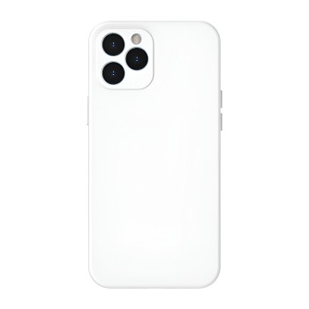 Baseus Case Liquid Silicone Gel Protective iPhone 12 Pro, White