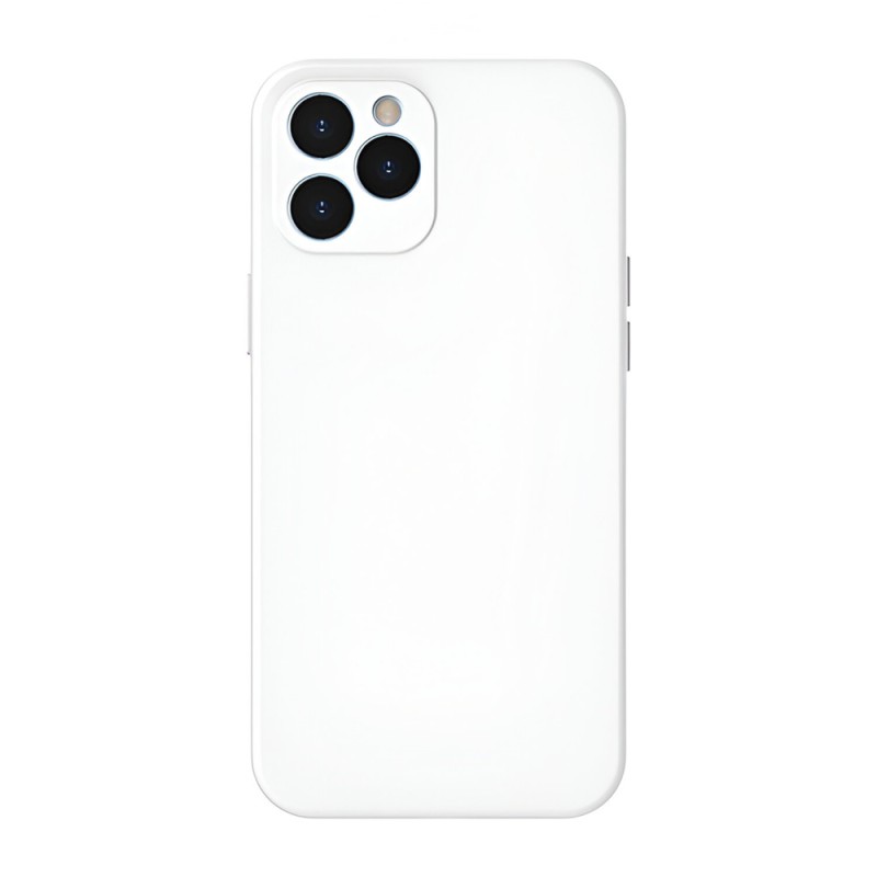 Baseus Case Liquid Silicone Gel Protective iPhone 12 Pro, White