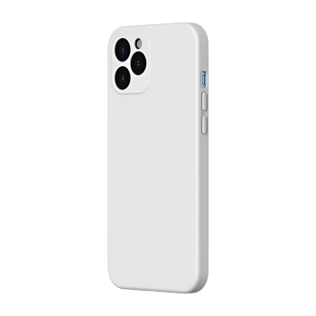 Baseus Case Liquid Silicone Gel Protective iPhone 12 Pro, White