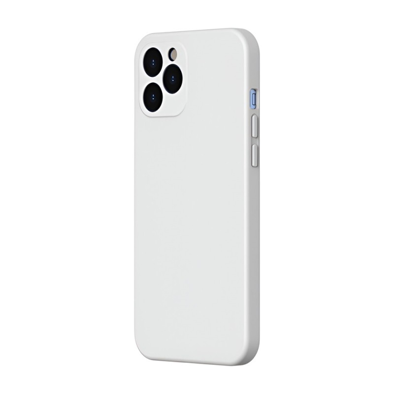 Baseus Case Liquid Silicone Gel Protective iPhone 12 Pro, White