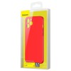 Baseus Case Liquid Silicone Gel Protective iPhone 12 Pro Max, Red