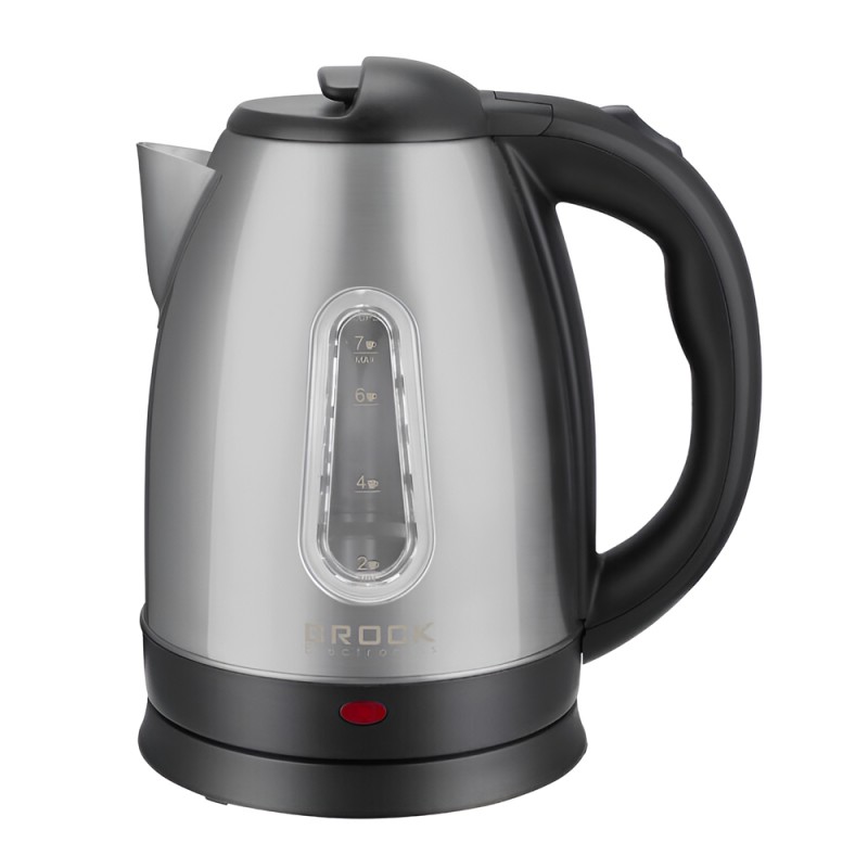BROCK Electric Kettle WK 0605 GY, 1,8L, 1500W, Grey