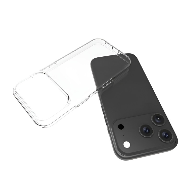 WOO Case Soft TPU iPhone 17 Pro Max, Clear