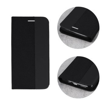 WOO Case Shell Flip Nylon Oppo A40, Black