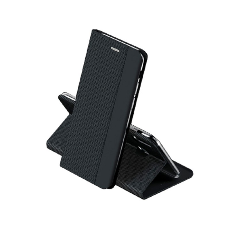 WOO Case Shell Flip Nylon Oppo A60 4G, Black WOO Case Shell Flip Nylon Oppo A60 4G, Black