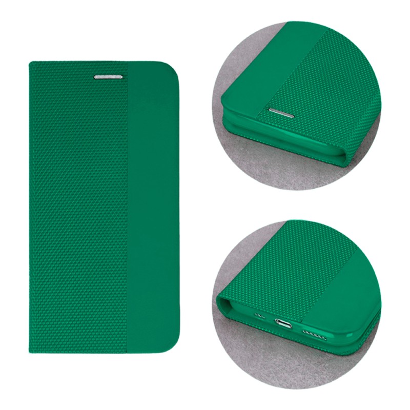 WOO Case Shell Flip Nylon Oppo Reno 12F/12FS 4G, Green