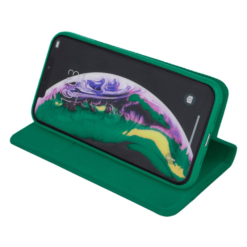 WOO Case Shell Flip Nylon Oppo Reno 12F/12FS 4G, Green