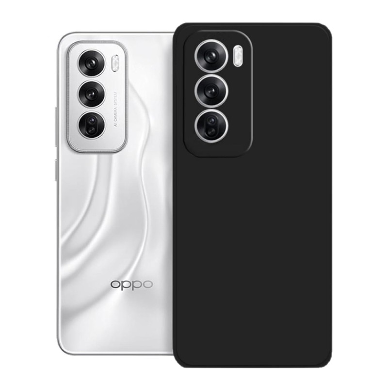 WOO Case Silicone Neo Soft Oppo Reno 12 Pro, Black