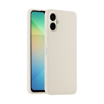 WOO Case Liquid Silicone Samsung A06, Beige