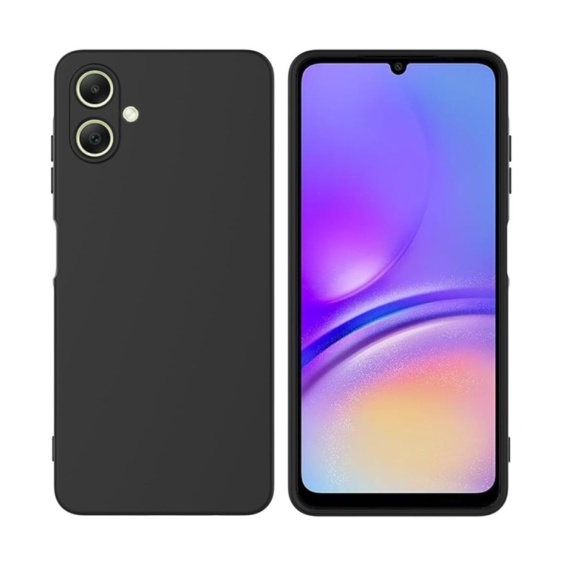 WOO Case Liquid Silicone Samsung A06, Black