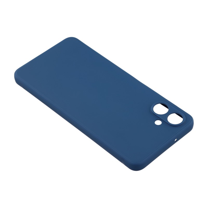 WOO Case Liquid Silicone Samsung A07, Blue