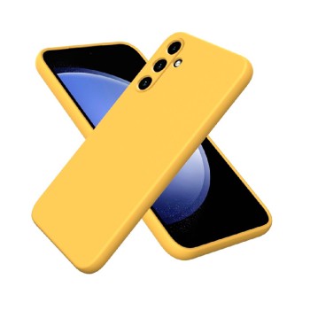 WOO Case Liquid Silicone Samsung A15 4G, Yellow