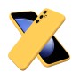 WOO Case Liquid Silicone Samsung A15 4G, Yellow