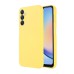 WOO Case Liquid Silicone Samsung A25 5G, Yellow