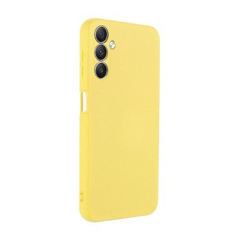 WOO Case Liquid Silicone Samsung A25 5G, Yellow
