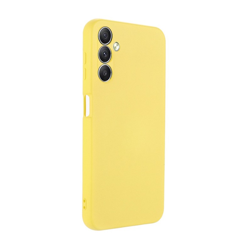WOO Case Liquid Silicone Samsung A25 5G, Yellow