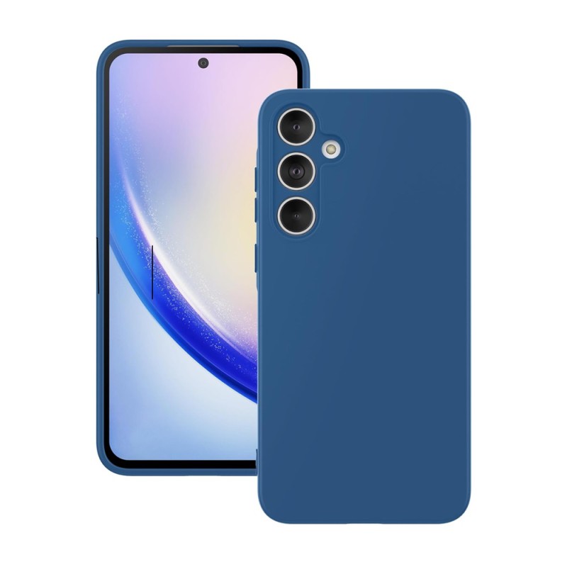 WOO Case Liquid Silicone Samsung A35 5G, Blue