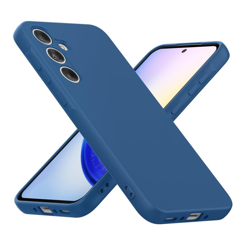 WOO Case Liquid Silicone Samsung A35 5G, Blue