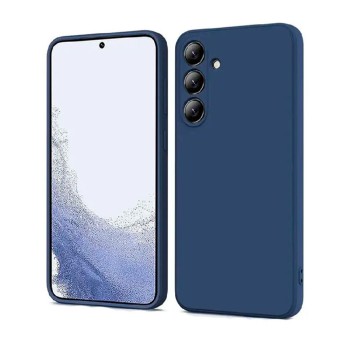WOO Case Liquid Silicone Samsung A55 5G, Blue