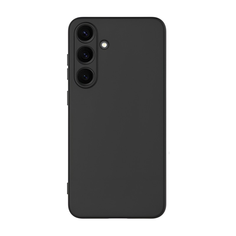 WOO Case Liquid Silicone Samsung S25FE, Black