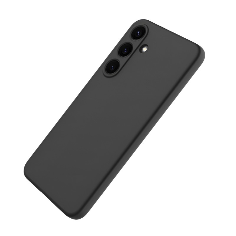 WOO Case Liquid Silicone Samsung S25FE, Black
