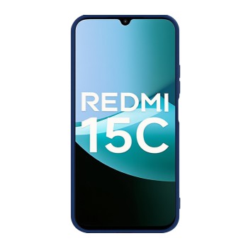 WOO Case Liquid Silicone Redmi 15C (173mm), Blue