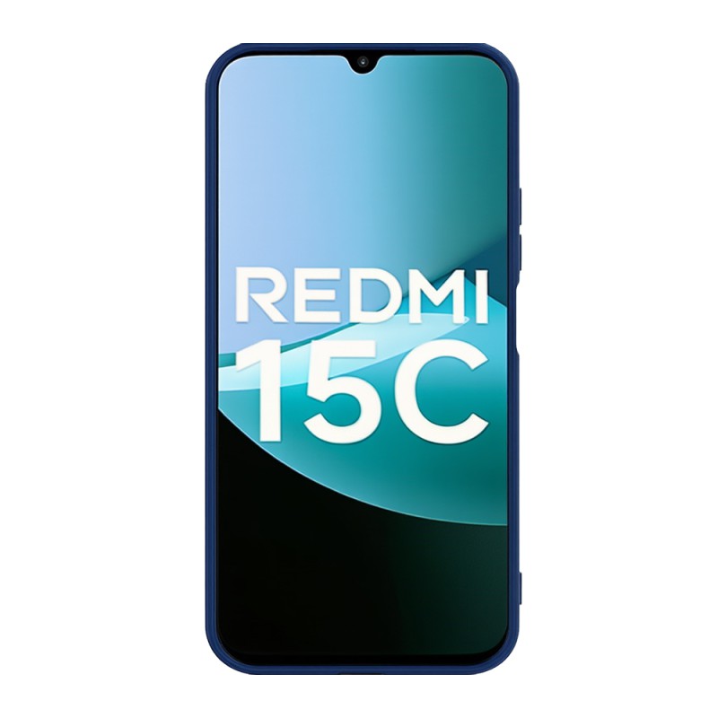 WOO Case Liquid Silicone Redmi 15C (173mm), Blue