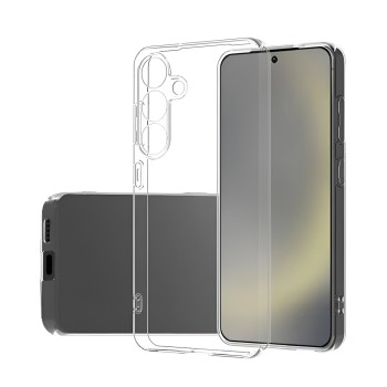 WOO Case Soft TPU Samsung Galaxy S25, Clear