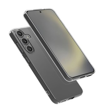 WOO Case Soft TPU Samsung Galaxy S25 Plus, Clear