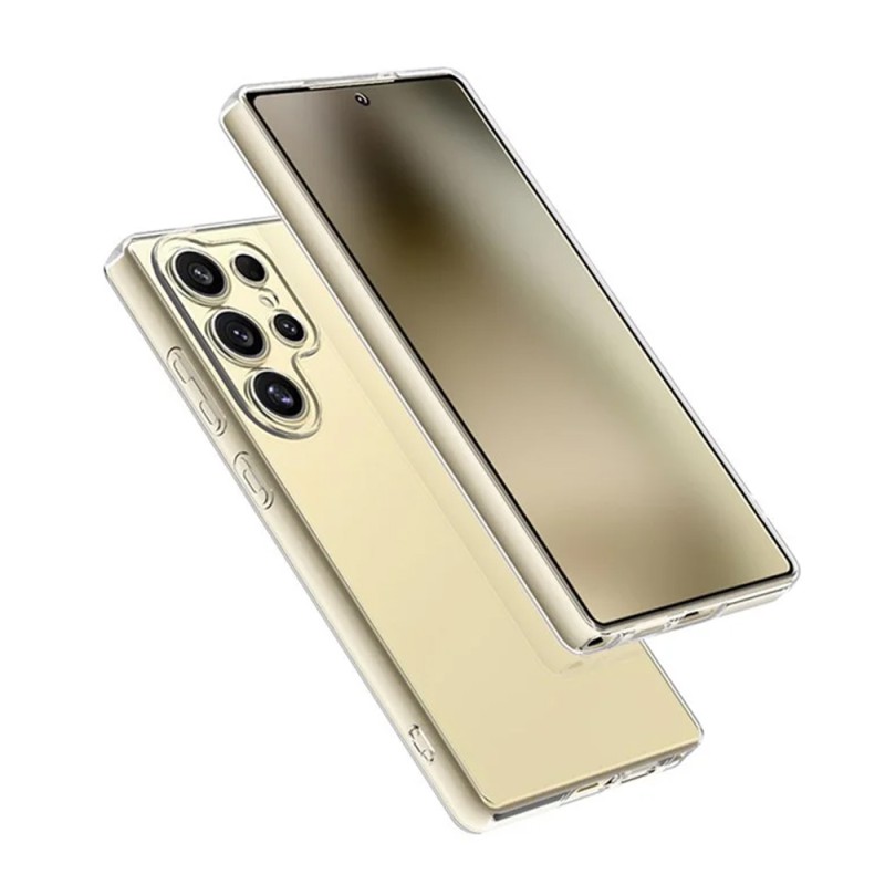 WOO Case Soft TPU Samsung Galaxy S25 Ultra, Clear