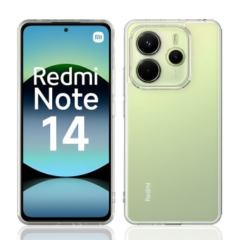 WOO Case TPU Soft Xiaomi Redmi Note 14 4G, Clear 163.3 x 76.6 x 8.2 mm