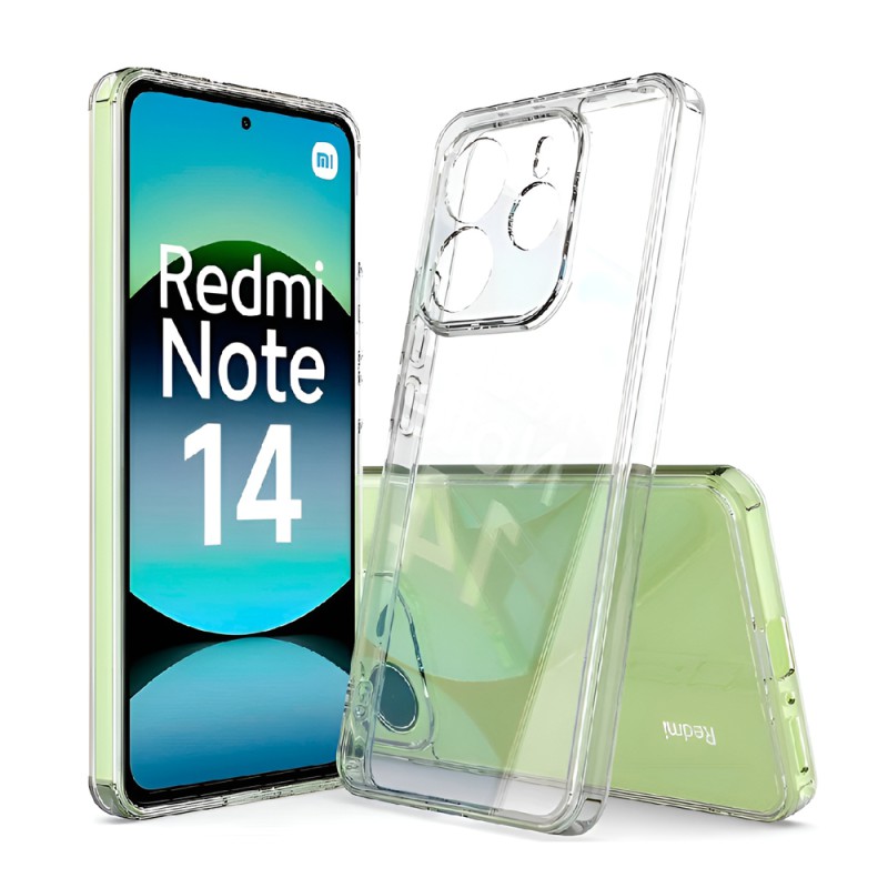 WOO Case TPU Soft Xiaomi Redmi Note 14 4G, Clear 164,84 x 78,15 x 8,16 mm