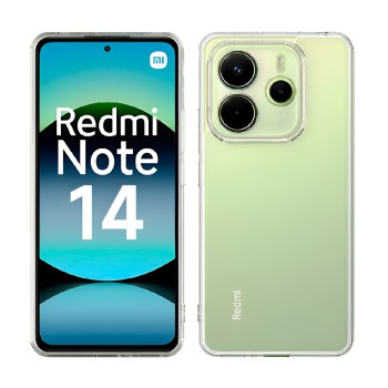 WOO Case TPU Soft Xiaomi Redmi Note 14 4G, Clear 164,84 x 78,15 x 8,16 mm