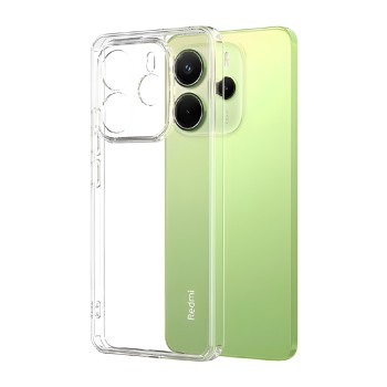 WOO Case TPU Soft Xiaomi Redmi Note 14 4G, Clear 164,84 x 78,15 x 8,16 mm