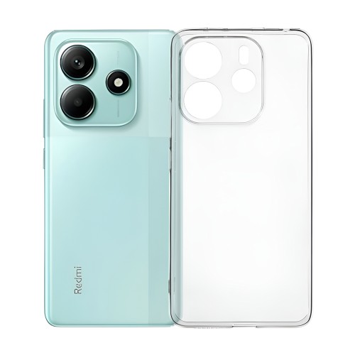 WOO Case TPU Soft Xiaomi Redmi Note 14 5G, Clear
