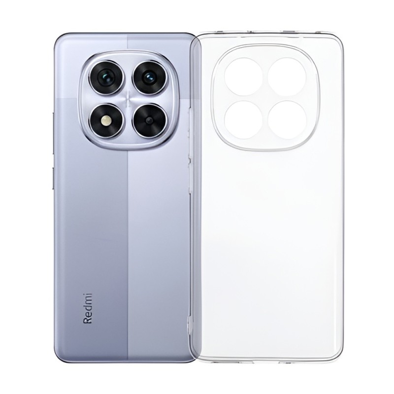 WOO Case TPU Soft Xiaomi Redmi Note 14 Pro Plus 5G, Clear