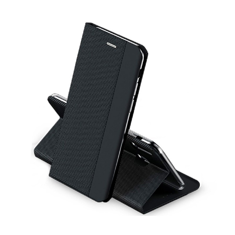 WOO Case Shell Flip Nylon Xiaomi Redmi Note 14 5G, Black 