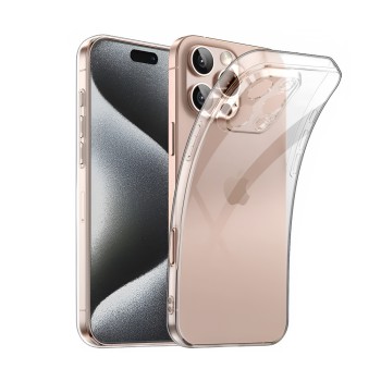 WOO Case Soft TPU iPhone 16 Pro Max, Clear