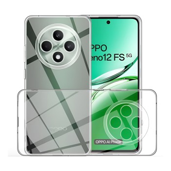 WOO Case Soft TPU Oppo Reno 12F/12FS, Clear