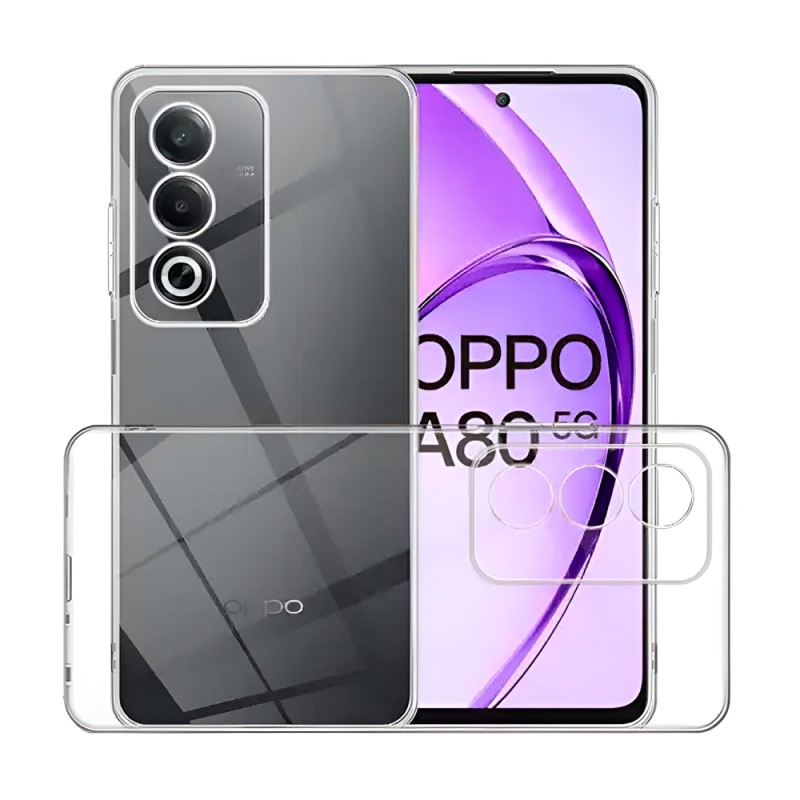 WOO Case TPU Soft Oppo A80, Clear