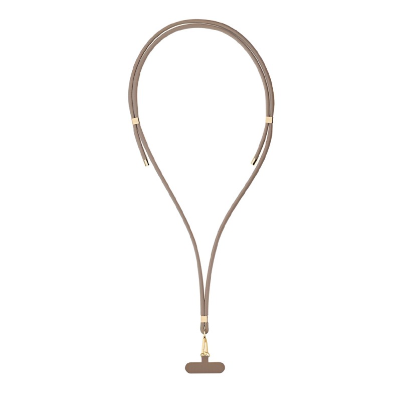 WOO Lanyard Long Strap, Beige