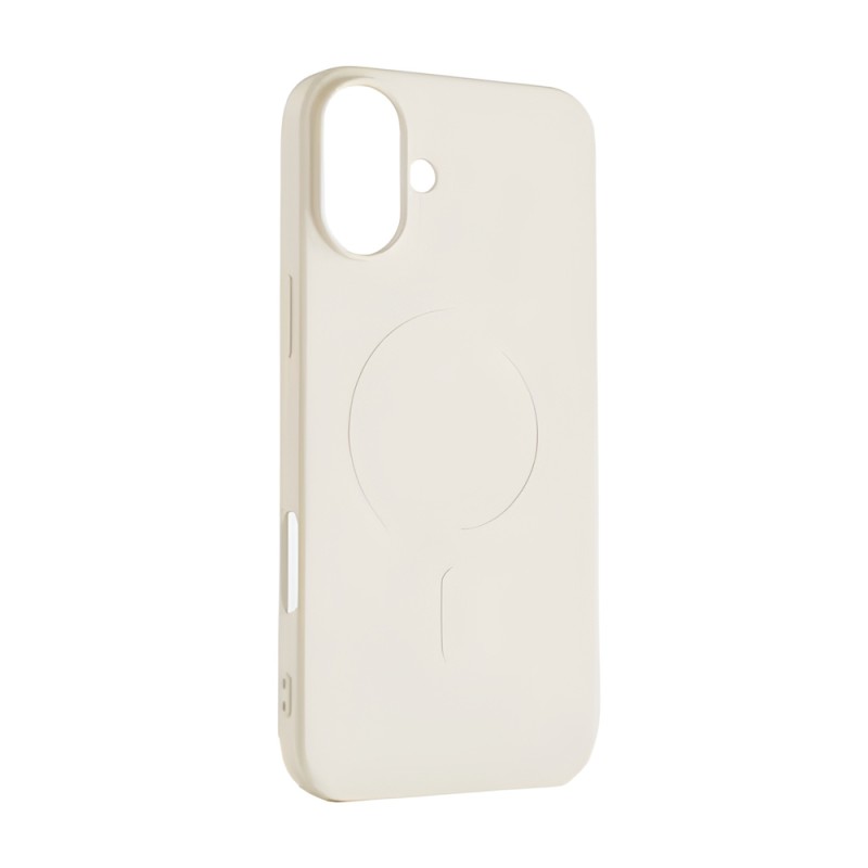 WOO Case Liquid Silicone Magsafe Iphone 16, Beige